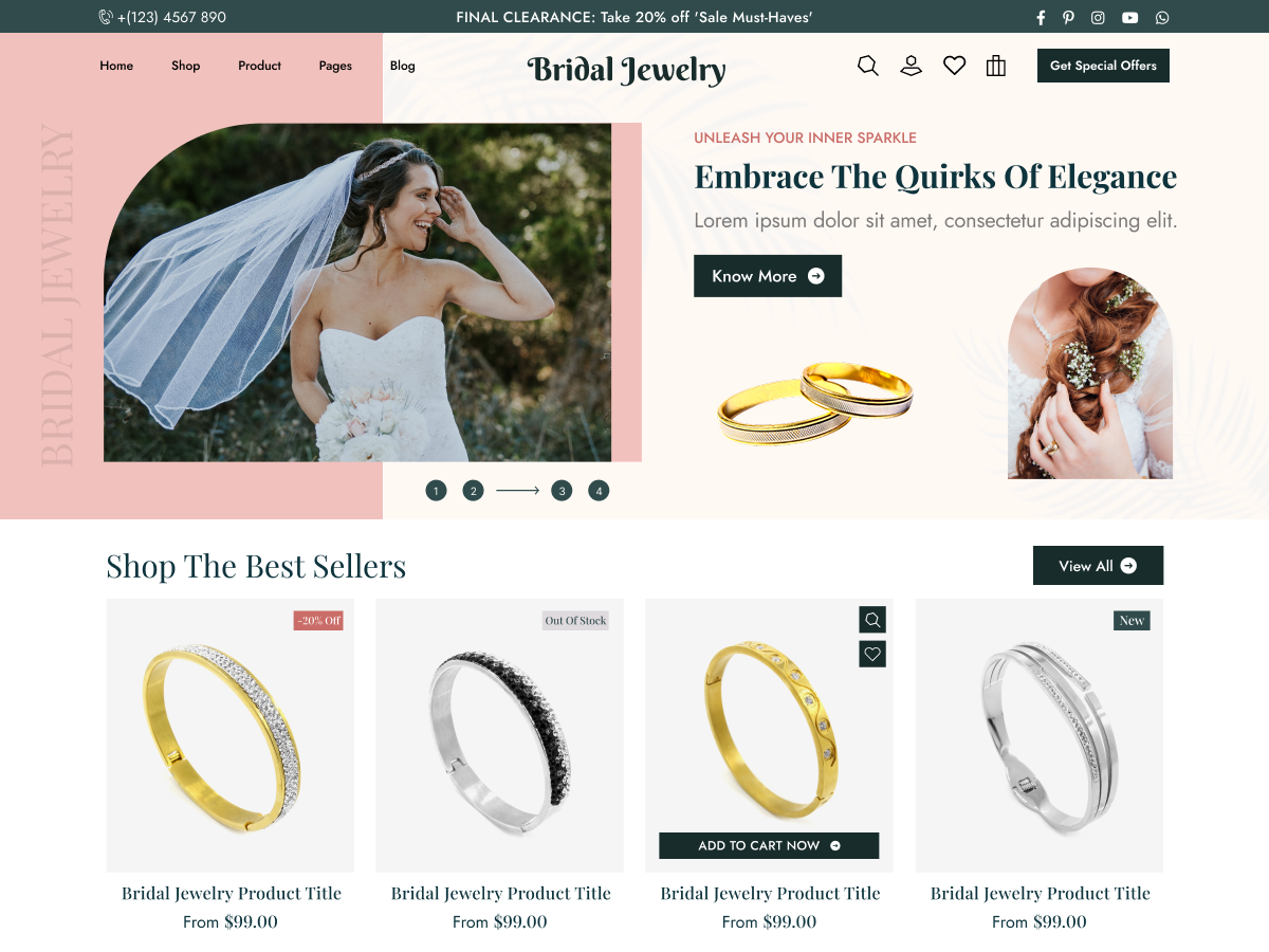 Free Jewelery WordPress Theme