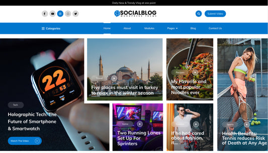 social-blog-wordpress-theme