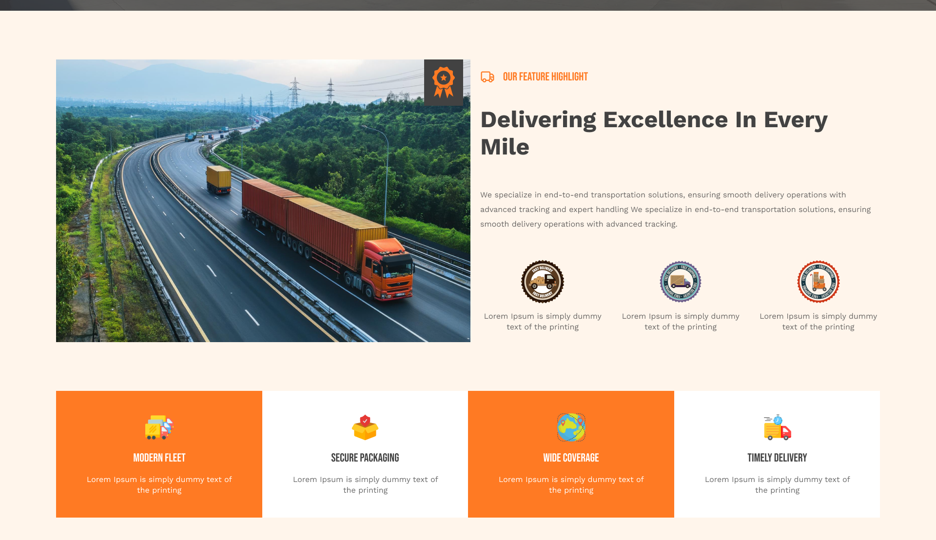 Transport WordPress Theme