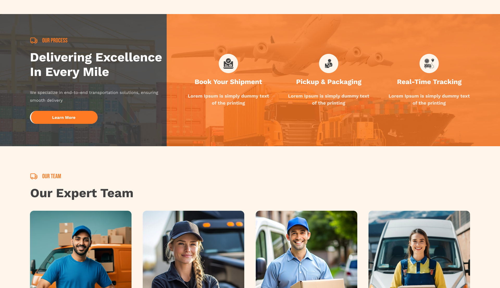 Transport WordPress Theme