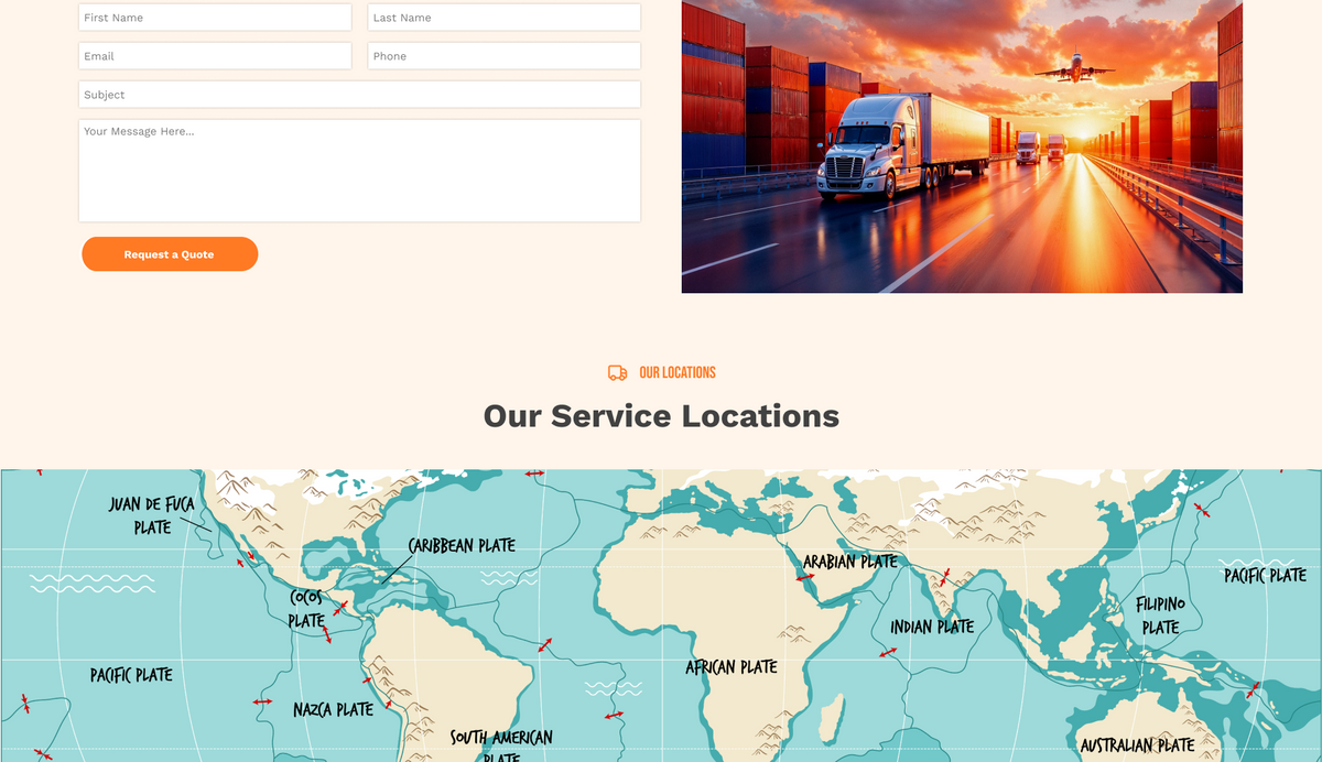 Transport WordPress Theme