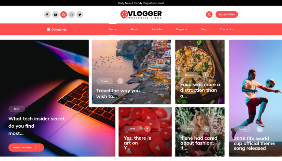 vlogger-wordpress-theme