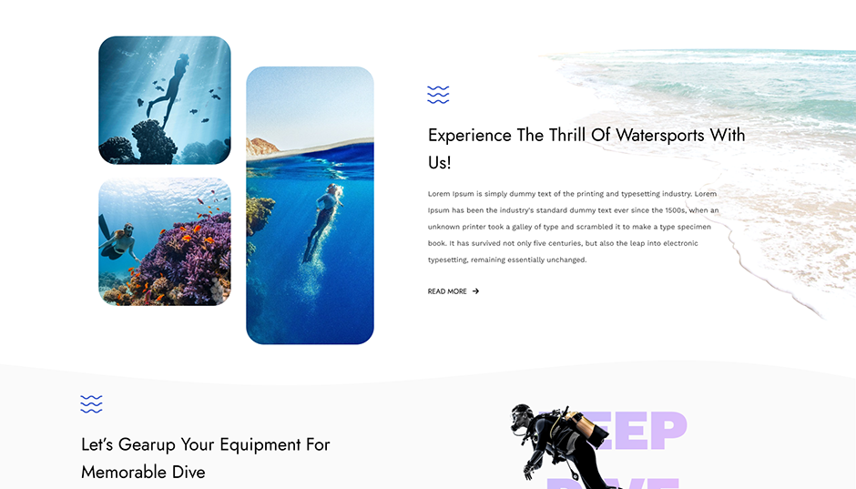 water-sports-rental-wordpress-theme