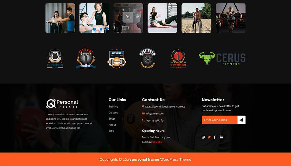 free-gym-trainer-wordpress-theme