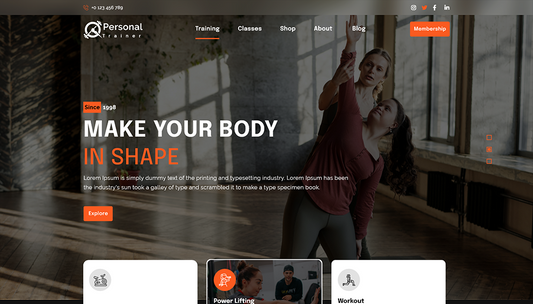 free-gym-trainer-wordpress-theme